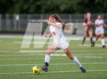 Thumbnail 2 in Indianapolis Cardinal Ritter vs. Brebeuf Jesuit Preparatory (IHSAA 2A Sectional Semi-final) photogallery.