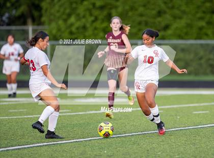 Thumbnail 3 in Indianapolis Cardinal Ritter vs. Brebeuf Jesuit Preparatory (IHSAA 2A Sectional Semi-final) photogallery.