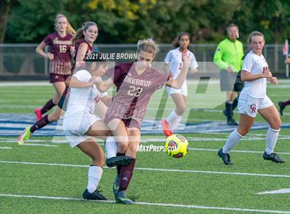 Thumbnail 3 in Indianapolis Cardinal Ritter vs. Brebeuf Jesuit Preparatory (IHSAA 2A Sectional Semi-final) photogallery.
