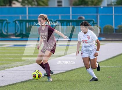 Thumbnail 3 in Indianapolis Cardinal Ritter vs. Brebeuf Jesuit Preparatory (IHSAA 2A Sectional Semi-final) photogallery.
