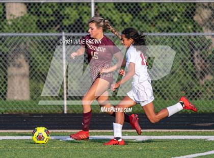 Thumbnail 1 in Indianapolis Cardinal Ritter vs. Brebeuf Jesuit Preparatory (IHSAA 2A Sectional Semi-final) photogallery.