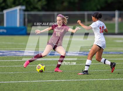 Thumbnail 3 in Indianapolis Cardinal Ritter vs. Brebeuf Jesuit Preparatory (IHSAA 2A Sectional Semi-final) photogallery.