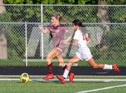 Thumbnail 3 in Indianapolis Cardinal Ritter vs. Brebeuf Jesuit Preparatory (IHSAA 2A Sectional Semi-final) photogallery.