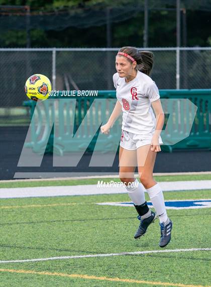 Thumbnail 3 in Indianapolis Cardinal Ritter vs. Brebeuf Jesuit Preparatory (IHSAA 2A Sectional Semi-final) photogallery.