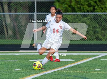 Thumbnail 3 in Indianapolis Cardinal Ritter vs. Brebeuf Jesuit Preparatory (IHSAA 2A Sectional Semi-final) photogallery.