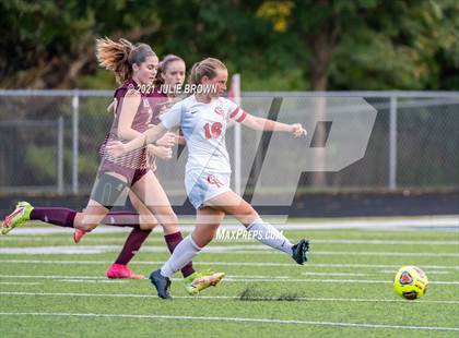 Thumbnail 2 in Indianapolis Cardinal Ritter vs. Brebeuf Jesuit Preparatory (IHSAA 2A Sectional Semi-final) photogallery.
