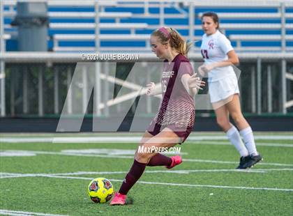 Thumbnail 3 in Indianapolis Cardinal Ritter vs. Brebeuf Jesuit Preparatory (IHSAA 2A Sectional Semi-final) photogallery.