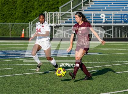 Thumbnail 1 in Indianapolis Cardinal Ritter vs. Brebeuf Jesuit Preparatory (IHSAA 2A Sectional Semi-final) photogallery.