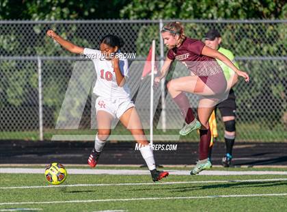 Thumbnail 2 in Indianapolis Cardinal Ritter vs. Brebeuf Jesuit Preparatory (IHSAA 2A Sectional Semi-final) photogallery.