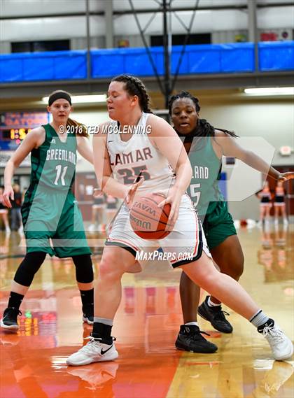 Thumbnail 3 in Lamar vs. Greenland (AAA 3A Regional Playoff) photogallery.
