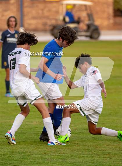 Thumbnail 2 in Grace Christian @ Fayetteville Christian (scrimmage) photogallery.