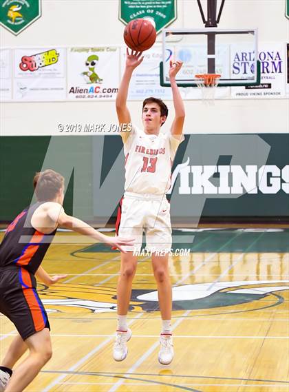 Thumbnail 1 in Chaparral vs. Thunderbird (Sunnyslope Hoopsgiving Basketball Tournament) photogallery.