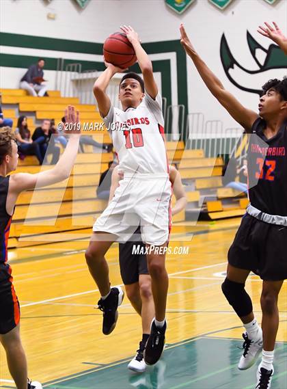 Thumbnail 2 in Chaparral vs. Thunderbird (Sunnyslope Hoopsgiving Basketball Tournament) photogallery.