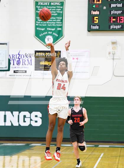 Thumbnail 3 in Chaparral vs. Thunderbird (Sunnyslope Hoopsgiving Basketball Tournament) photogallery.