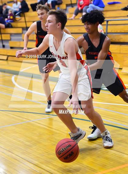 Thumbnail 2 in Chaparral vs. Thunderbird (Sunnyslope Hoopsgiving Basketball Tournament) photogallery.