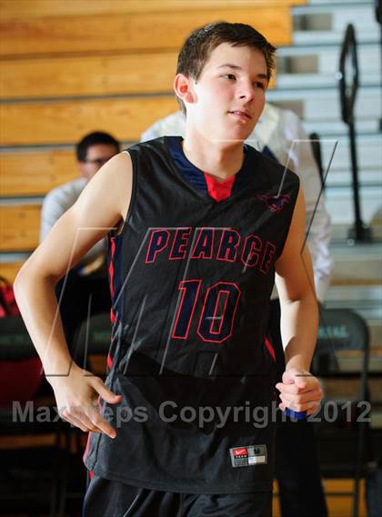 Thumbnail 1 in Pearce vs. Taft (McDonald's Texas Invitational) photogallery.
