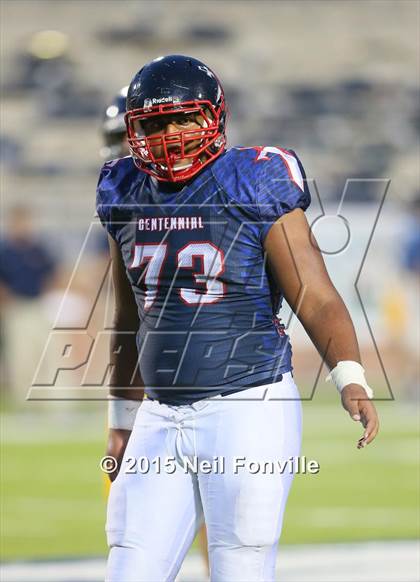 Thumbnail 2 in Centennial vs. Highland Park (Tom Landry Classic) photogallery.