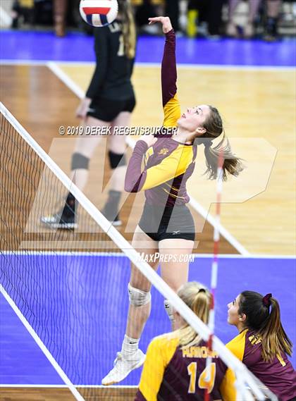 Thumbnail 1 in Eagle Ridge Academy vs Alamosa (CHSAA 3A Pool Play) photogallery.