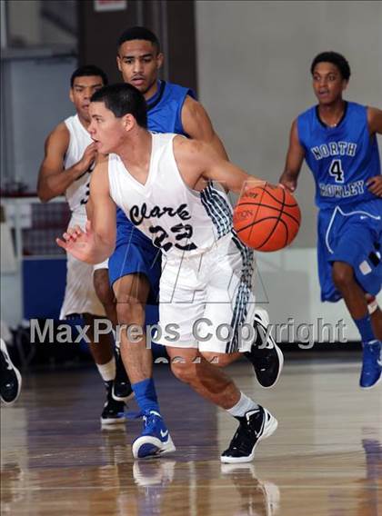 Thumbnail 3 in North Crowley vs. Clark (McDonald's Texas Invitational) photogallery.