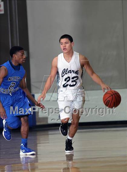 Thumbnail 3 in North Crowley vs. Clark (McDonald's Texas Invitational) photogallery.
