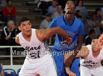 Thumbnail 1 in North Crowley vs. Clark (McDonald's Texas Invitational) photogallery.