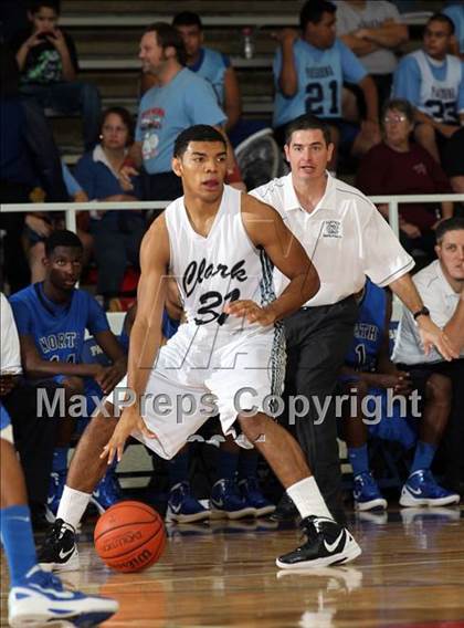 Thumbnail 1 in North Crowley vs. Clark (McDonald's Texas Invitational) photogallery.