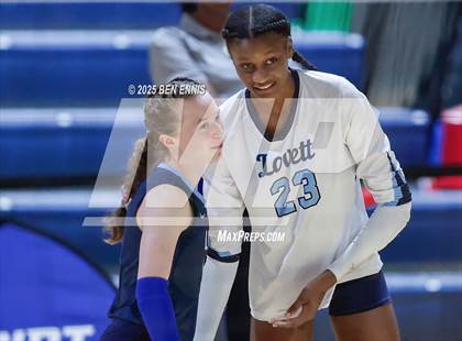 Thumbnail 2 in Hebron Christian vs. Lovett (GHSA Private State Final) photogallery.