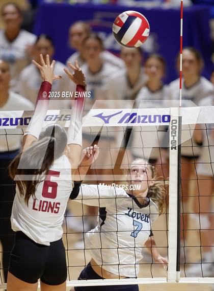 Thumbnail 2 in Hebron Christian vs. Lovett (GHSA Private State Championship) photogallery.