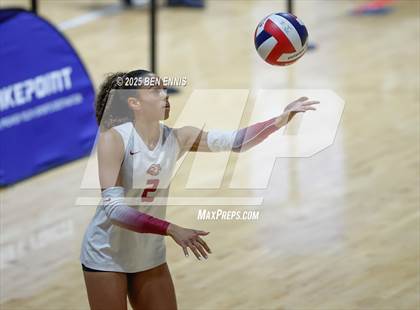 Thumbnail 2 in Hebron Christian vs. Lovett (GHSA Private State Championship) photogallery.