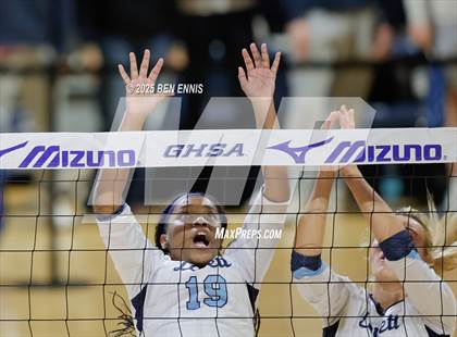 Thumbnail 2 in Hebron Christian vs. Lovett (GHSA Private State Final) photogallery.