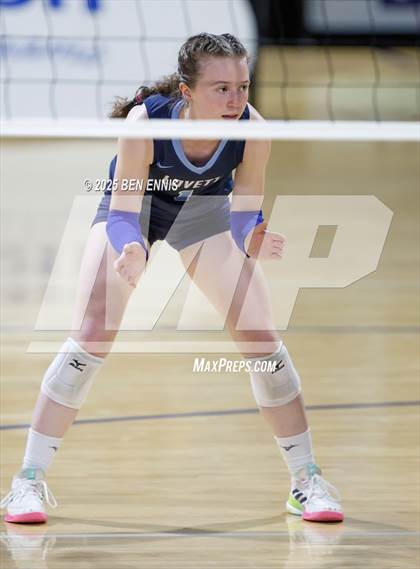 Thumbnail 2 in Hebron Christian vs. Lovett (GHSA Private State Championship) photogallery.