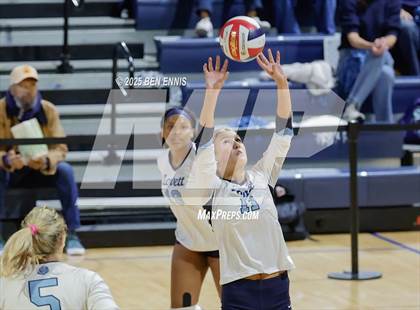 Thumbnail 1 in Hebron Christian vs. Lovett (GHSA Private State Championship) photogallery.