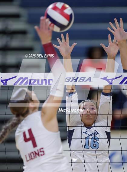 Thumbnail 2 in Hebron Christian vs. Lovett (GHSA Private State Championship) photogallery.