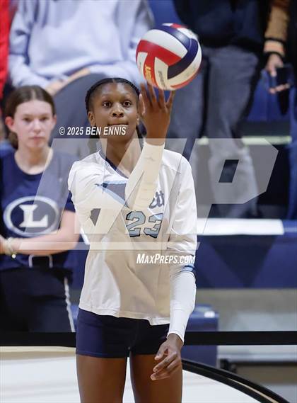 Thumbnail 1 in Hebron Christian vs. Lovett (GHSA Private State Final) photogallery.