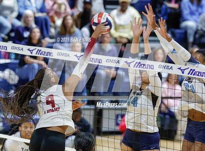 Thumbnail 1 in Hebron Christian vs. Lovett (GHSA Private State Championship) photogallery.