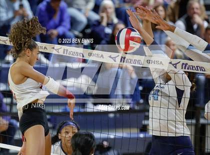 Thumbnail 3 in Hebron Christian vs. Lovett (GHSA Private State Final) photogallery.