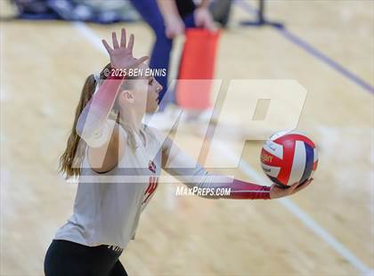 Thumbnail 3 in Hebron Christian vs. Lovett (GHSA Private State Final) photogallery.