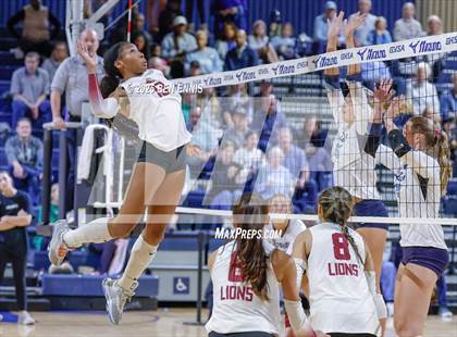 Thumbnail 2 in Hebron Christian vs. Lovett (GHSA Private State Championship) photogallery.