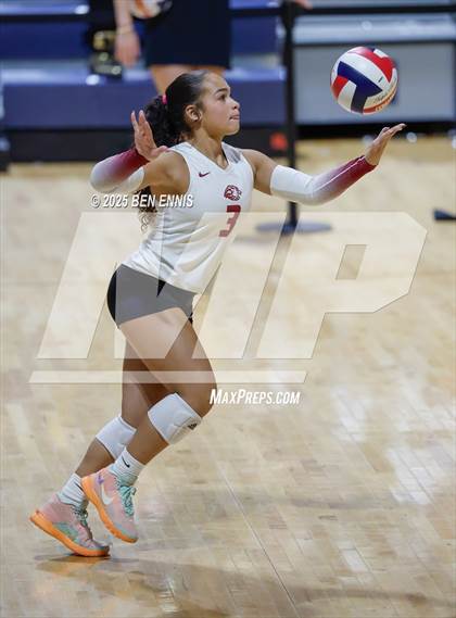 Thumbnail 3 in Hebron Christian vs. Lovett (GHSA Private State Championship) photogallery.