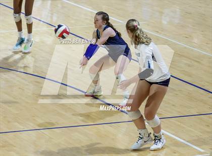 Thumbnail 1 in Hebron Christian vs. Lovett (GHSA Private State Championship) photogallery.