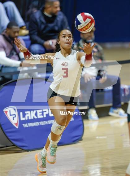 Thumbnail 2 in Hebron Christian vs. Lovett (GHSA Private State Final) photogallery.