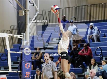 Thumbnail 2 in Hebron Christian vs. Lovett (GHSA Private State Final) photogallery.