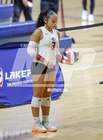 Thumbnail 1 in Hebron Christian vs. Lovett (GHSA Private State Final) photogallery.