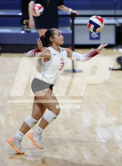 Thumbnail 2 in Hebron Christian vs. Lovett (GHSA Private State Championship) photogallery.