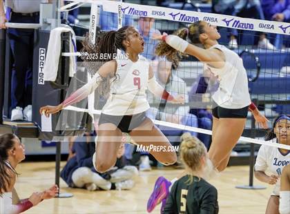 Thumbnail 2 in Hebron Christian vs. Lovett (GHSA Private State Final) photogallery.