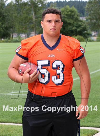 Thumbnail 1 in Lakes (USA Football/MaxPreps Media Day Event) photogallery.