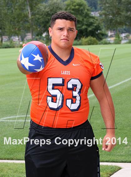 Thumbnail 1 in Lakes (USA Football/MaxPreps Media Day Event) photogallery.