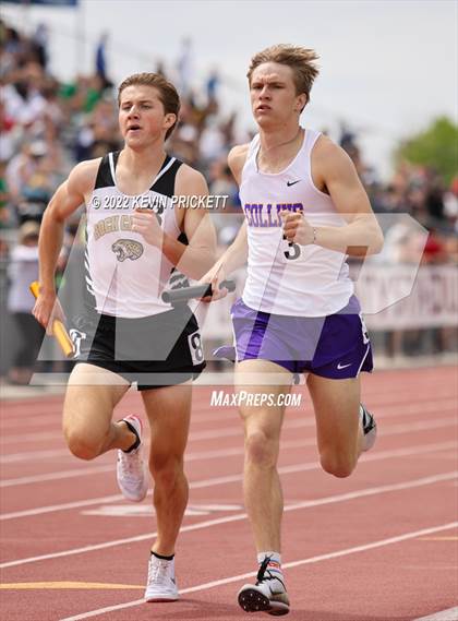 Thumbnail 2 in CHSAA Track & Field 5A Championships (Boys 800m Relay) photogallery.
