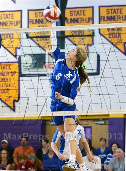 Thumbnail 1 in Xavier College Prep vs. St. Lucy's (Durango Fall Classic) photogallery.