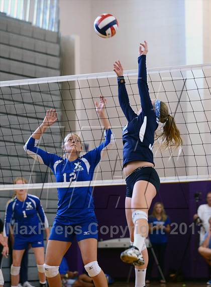 Thumbnail 2 in Xavier College Prep vs. St. Lucy's (Durango Fall Classic) photogallery.